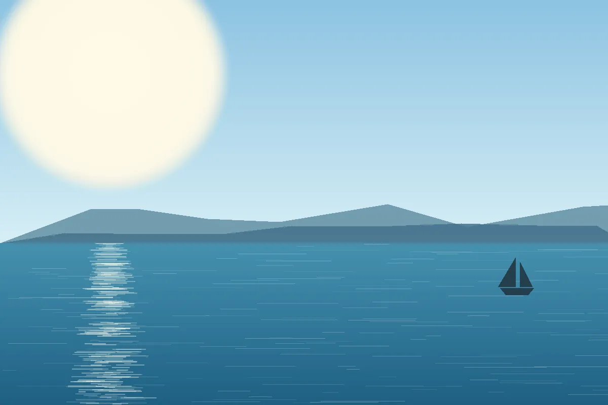 Vitorlás a nyugodt Balatonon, a szállás környéke – illusztráció